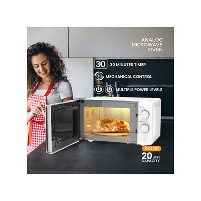Microwave Oven With 5 Power Levels And 35 Minute Timer 20 L,700W
