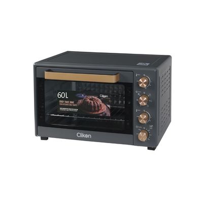 Dual Chef Grill & Bake 60L Electric Convection Oven With Rotisserie – Multi-Function, Stainless Steel, Adjustable Temperature, Accessories Included 1900 W