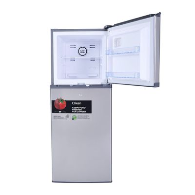 Clikon 208L Gross And 181L Net Capacity Top Mount Double Door Refrigerator 2 Doors Frost Free Fridge Freezer With Fast Cooling Of Food& Drinks, Active-C Fresh, Multi-Air Flow,R600A