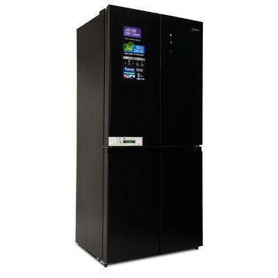 Clikon 492 Gross Ltr Premium French Four Door Refrigerator With Energy Saving, Powerful Compressor Cooling, Open Door Alarm, Smart Modes & Easy-Clean Interior