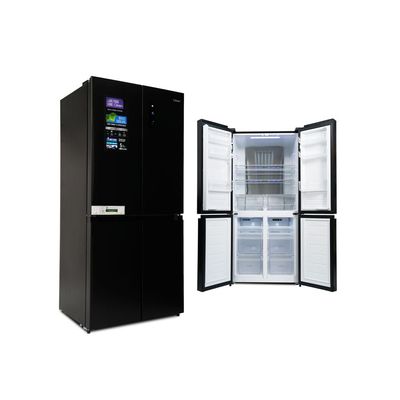 Clikon 492 Gross Ltr Premium French Four Door Refrigerator With Energy Saving, Powerful Compressor Cooling, Open Door Alarm, Smart Modes & Easy-Clean Interior