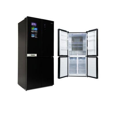 Clikon 492 Gross Ltr Premium French Four Door Refrigerator With Energy Saving, Powerful Compressor Cooling, Open Door Alarm, Smart Modes & Easy-Clean Interior