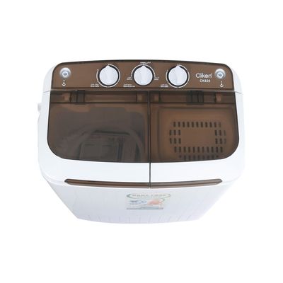 Clikon Top Load Twin Tub Washing Machine With Powerful Motor, 3.5 Kg Capacity