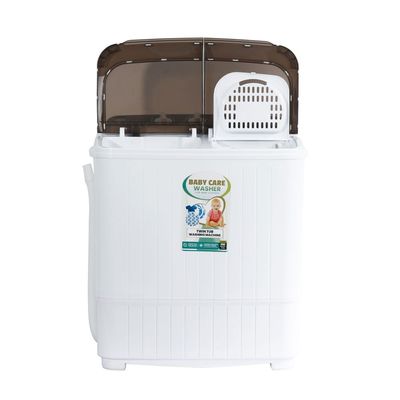 Clikon Top Load Twin Tub Washing Machine With Powerful Motor, 3.5 Kg Capacity