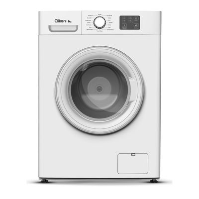 6Kg 16 Programs Front Load Washer, 1000 Rpm, 5 Star Energy Saving, Fully Automatic Washing Machine, Digital Lcd Display, Child Lock, Best For Home And Small Family