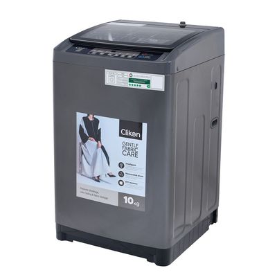 10Kg Multiprograms Top Load Washer, 670 Rpm, 5 Star Energy Saving, Fully Automatic Washing Machine, Digital Lcd Display, Child Lock, Best For Home And Small Family