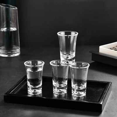 Cuisine Art Shot Glass, 43ml, Transparent, 6 Pieces