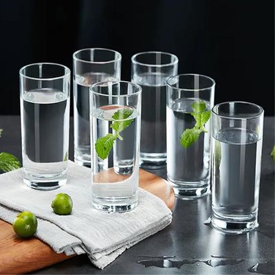 Cuisine Art High Ball Glass, 300ml, Transparent, 6 Pieces