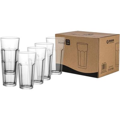 Cuisine Art Stackble Glass, 345ml, Transparent, 6 Pieces