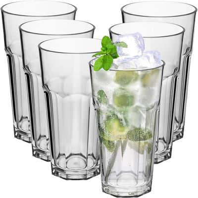 Cuisine Art Stackble Glass, 345ml, Transparent, 6 Pieces