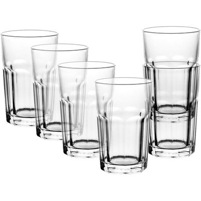 Cuisine Art Stackble Glass, 300ml, Transparent, 6 Pieces