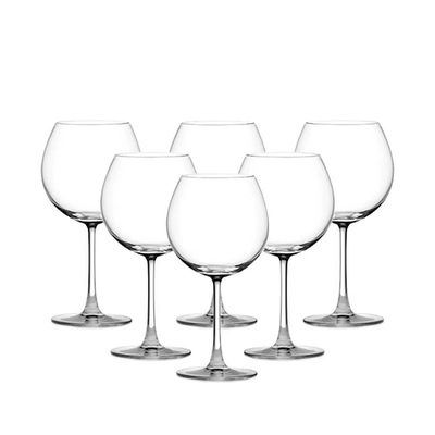 Cuisine Art Gin Glass Goblet, 650ml, Transparent, 6 Pieces