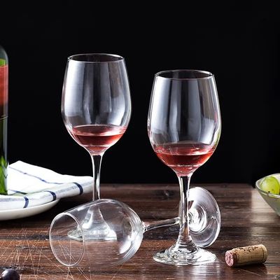 Cuisine Art Wine Glass Goblet, 420ml, Transparent, 6 Pieces