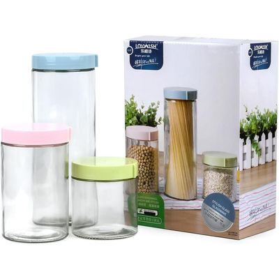 Cuisine Art Heta Canister Set, 3 Pieces (400, 580, 1000ml)