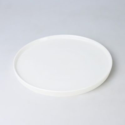 Cuisine Art Aden Bone China Dinner Plate for Every Meals - 27cm, White | Elegant, Durable & Microwave Safe
