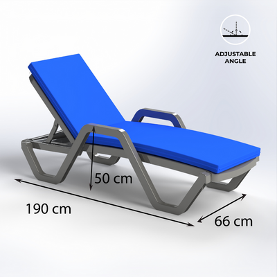 Sunny Sunlounger With Arms 