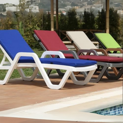 Sunny Sunlounger With Arms 