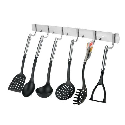 Metaltex Honor Stainless Steel Kitchen Utensil Set 6-Piece Elegant & Durable Cooking Essentials