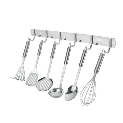Metaltex Imperial Kitchen Utensil Set 6-Piece Premium Stainless Steel Cooking Tools