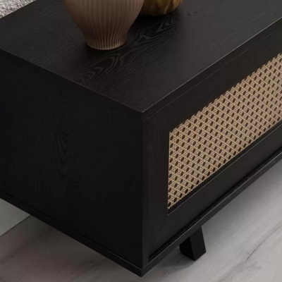 Finn Tv Unit Black 200cm