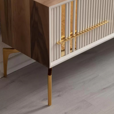 Lincoln Wooden Tv Unit Cream 160cm