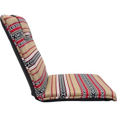ComfyLounge Portable Floor Chair with Adjustable Backrest – Your Perfect Seating Companion for Indoor Majlis and Outdoor Adventures" (Beige)