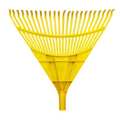 Egardenkart Garden leaf Rake PVC/Wooden Handle 24 teeth Garden Factory