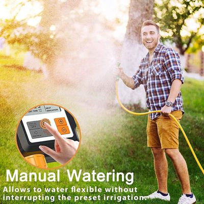 EGARDENKART Sprinkler Timer,Water Timer Digital Programmable Garden Lawn Hose Faucet Timer Irrigation System Controller/Child Lock Mode/Auto&Manual Mode/Rain Delay/3 Inches Large Screen/IP65-UPGRADE
