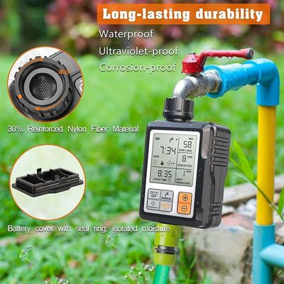 EGARDENKART Sprinkler Timer,Water Timer Digital Programmable Garden Lawn Hose Faucet Timer Irrigation System Controller/Child Lock Mode/Auto&Manual Mode/Rain Delay/3 Inches Large Screen/IP65-UPGRADE