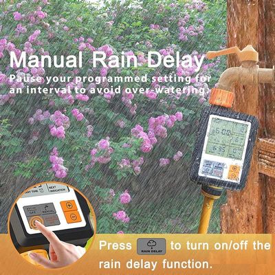 EGARDENKART Sprinkler Timer,Water Timer Digital Programmable Garden Lawn Hose Faucet Timer Irrigation System Controller/Child Lock Mode/Auto&Manual Mode/Rain Delay/3 Inches Large Screen/IP65-UPGRADE