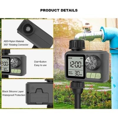 Egardenkart Dial Water Timer(Black)