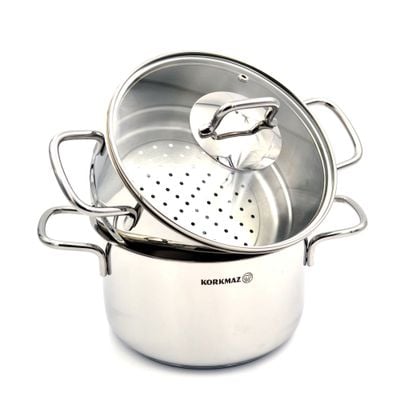 Korkmaz Perla Steamer Set Korkmaz Perla Steamer Set