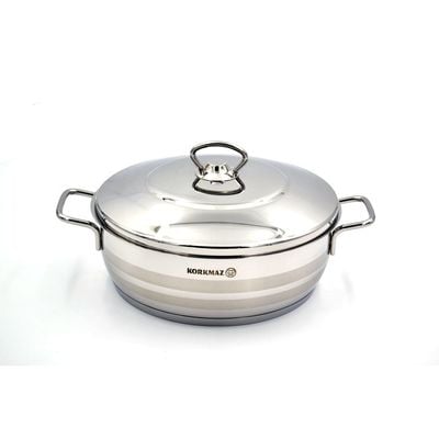 Korkmaz Mega Extra Low Casserole 32X9 Cm / 7.5 Lt Korkmaz Mega Extra Low Casserole 32X9 Cm / 7.5 Lt