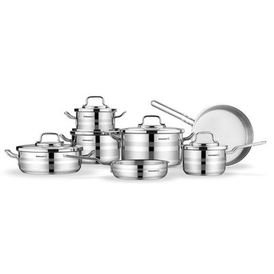 KORKMAZ ASTRON 12PCS COOKWARE SET KORKMAZ ASTRON 12PCS COOKWARE SET