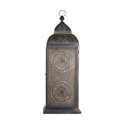 Authentic Handmade Chakra Lantern, X-Large size in Black Powder Color
