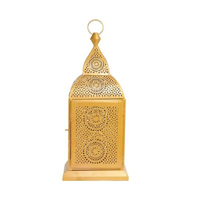 Authentic Handmade Chakra Lantern, Medium size in Golden Color