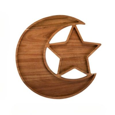 Hilal & Star Wooden Platter