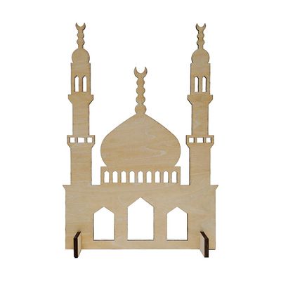 Wooden Mosque Standing Display (L)