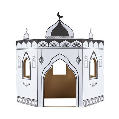 Color Me Cardboard Playmosque - Black &White