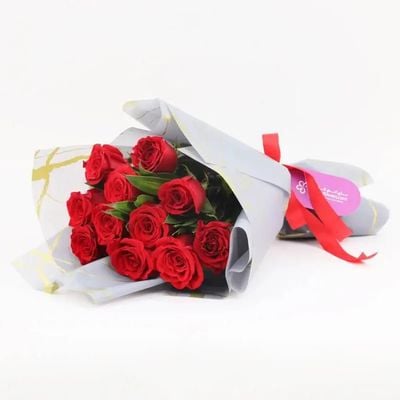 Beauty 11 Red Roses Bouquet