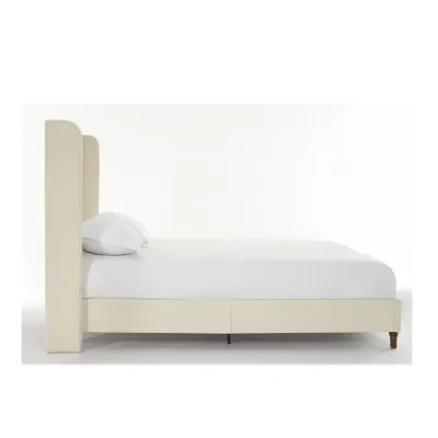 Harmony Upholstered Platform Bed With Headboard-King