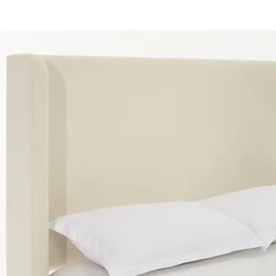 Harmony Upholstered Platform Bed With Headboard-King