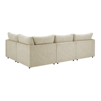 Malvern Modular 4 Seat Left Hand Corner Sofa 
