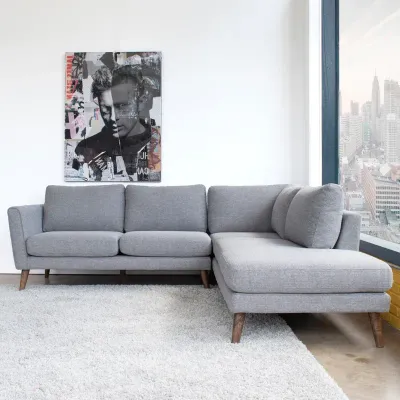 Glenda 2 - Piece Upholstered Sectional- Right Hand Facing