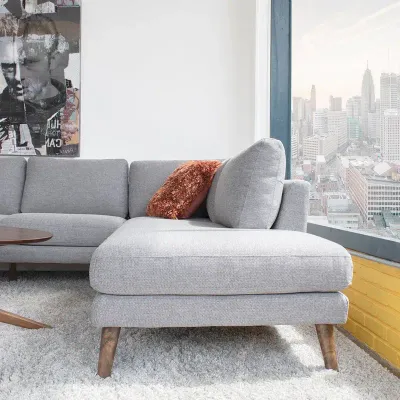 Glenda 2 - Piece Upholstered Sectional- Right Hand Facing