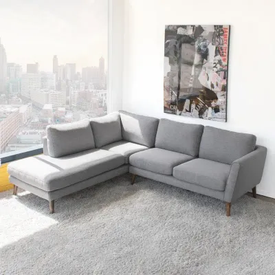 Glenda 2 - Piece Upholstered Sectional- Left Hand Facing