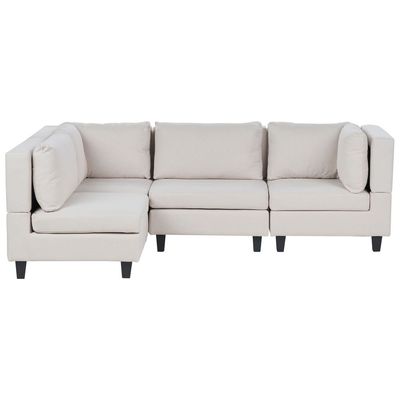 4 Seater Right Hand Modular Fabric Corner Sofa
