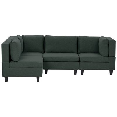 4 Seater Right Hand Modular Fabric Corner Sofa