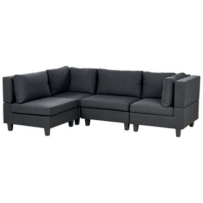 4 Seater Right Hand Modular Fabric Corner Sofa