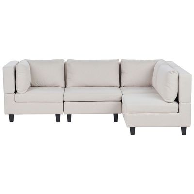 4 Seater Right Hand Modular Fabric Corner Sofa